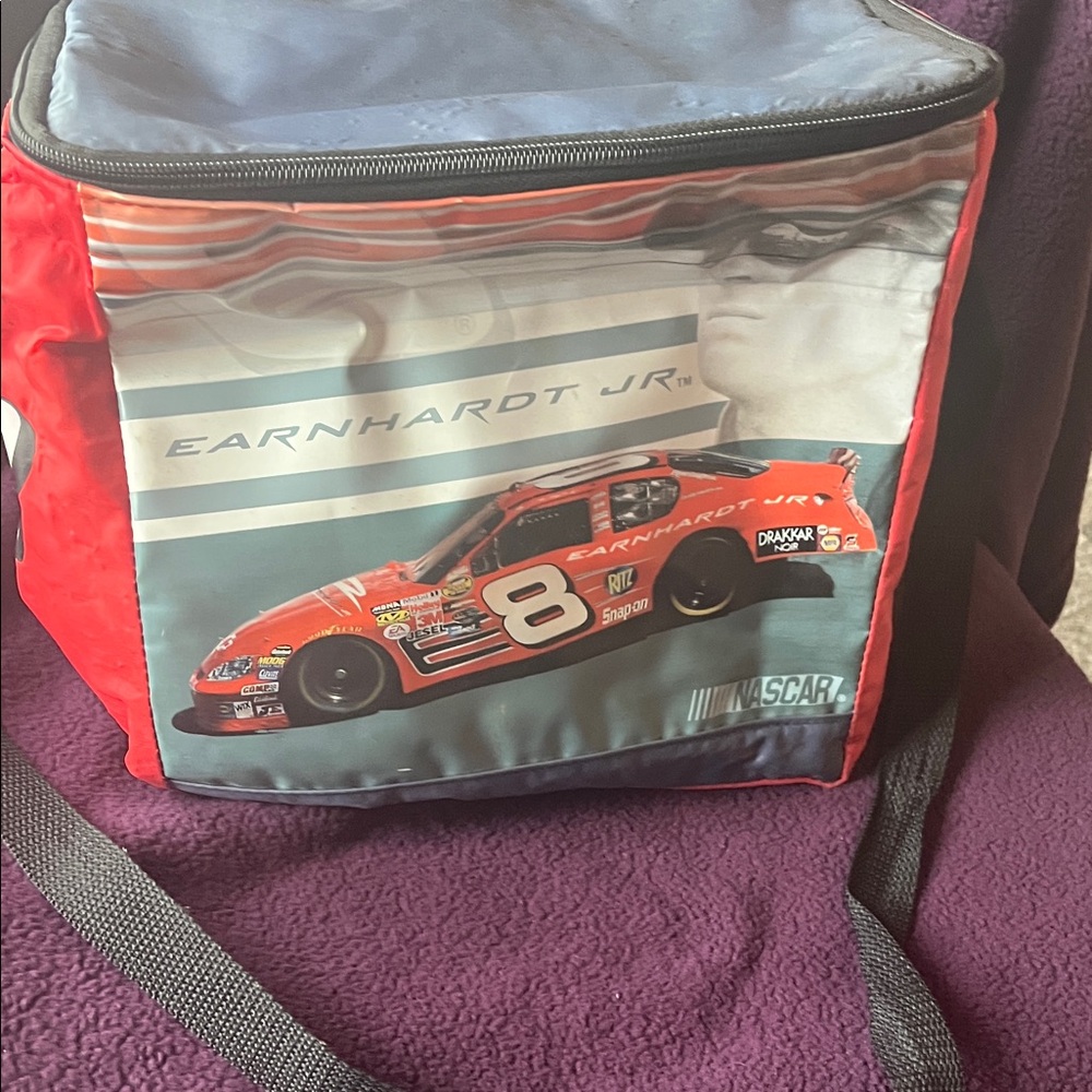 Red NASCAR Dale Jr Cooler Bag
